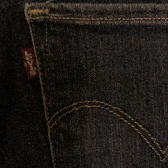 Womens Sliver label Levis Jeans dark denim rInse SKINNY W28 32L - Picture 6 of 10